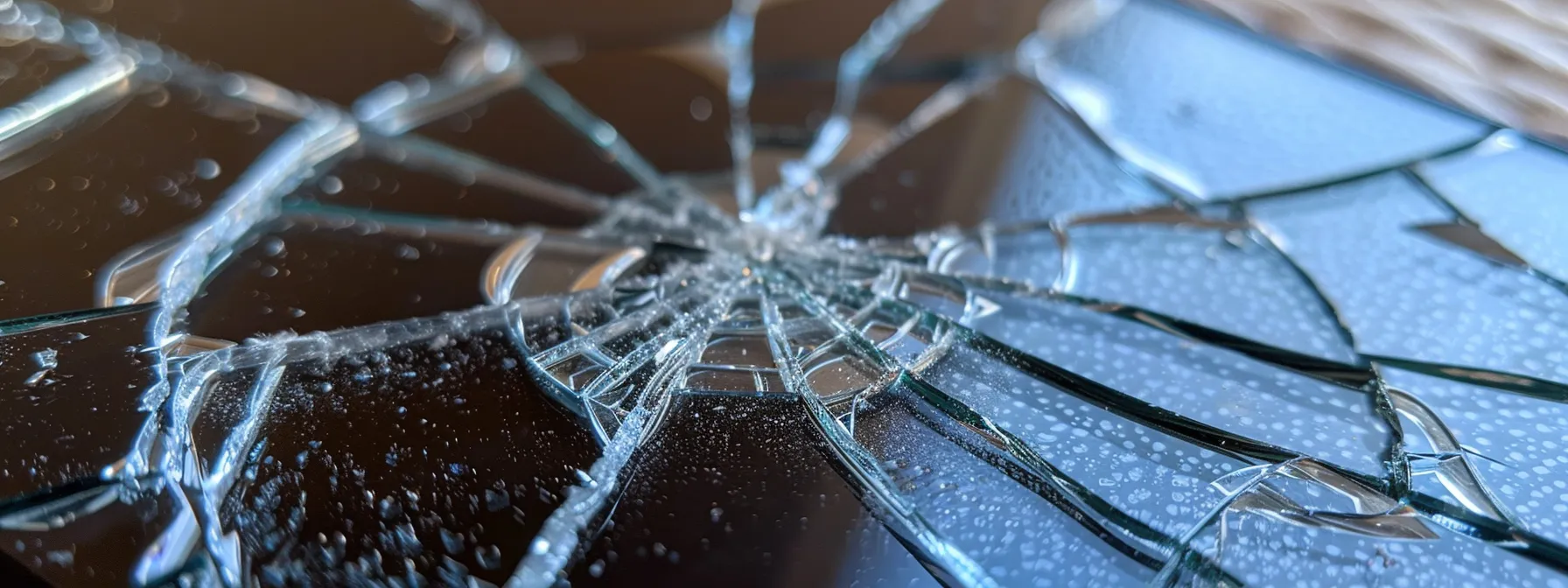 a cracked screen of an iphone 14 pro max, showing signs of damage needing repair.